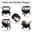 Poussette pour 2 enfants, chariot pour 2 enfants avec sièges convertibles, plateau à collation, grand sac de rangement, auvent amovible, poussette pliable avec poignées à double pression réglables-123590012-133712376