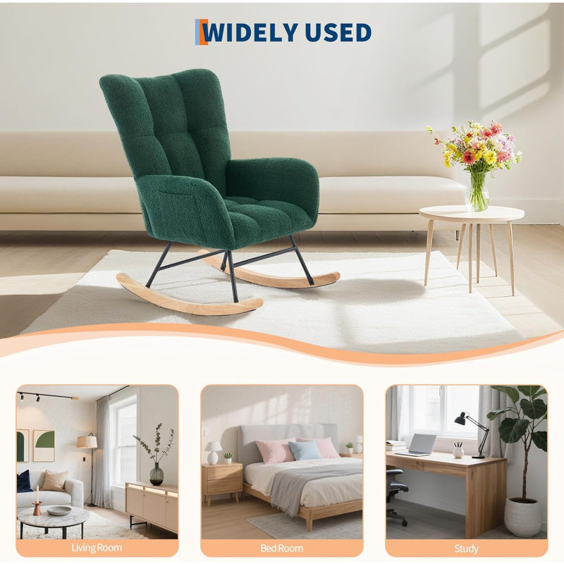 Chaise berçante Teddy