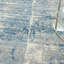 Tapis gris / bleu à motif abstrait Lyndsey-1872545172