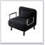 Canapé-lit 31,5 pouces convertible 31 po avec dossier réglable et structure en acier pour une utilisation confortable à la maison-1219125885