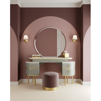 Zelda Vanity Set and Mirror