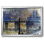 Charing Cross Bridge, Cleopatra's Needle, reproduction d'art sur toile-95888653-95888650