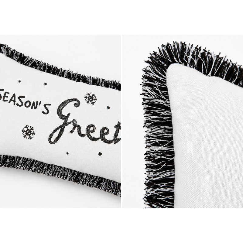 Coussin de Noël 10 pi x 20 po Season's Greetings