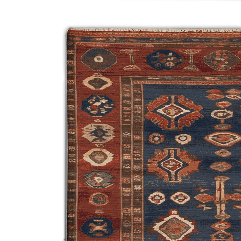 Turkish Brown Indoor and Outdoor Area Rug, Rectangle 8' x 10'