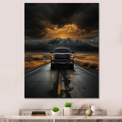 Hosking Pickup Truck the Road - Imprimé