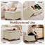 Repose-pieds de rangement carré capitonné de 23,2 po de largeur-1254757869-1248905036
