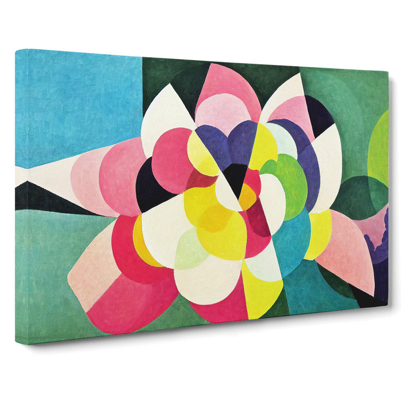 Hydrangea Flower Abstract Vol.2 - Wrapped Canvas, 35cm H x 50cm W x 3cm D