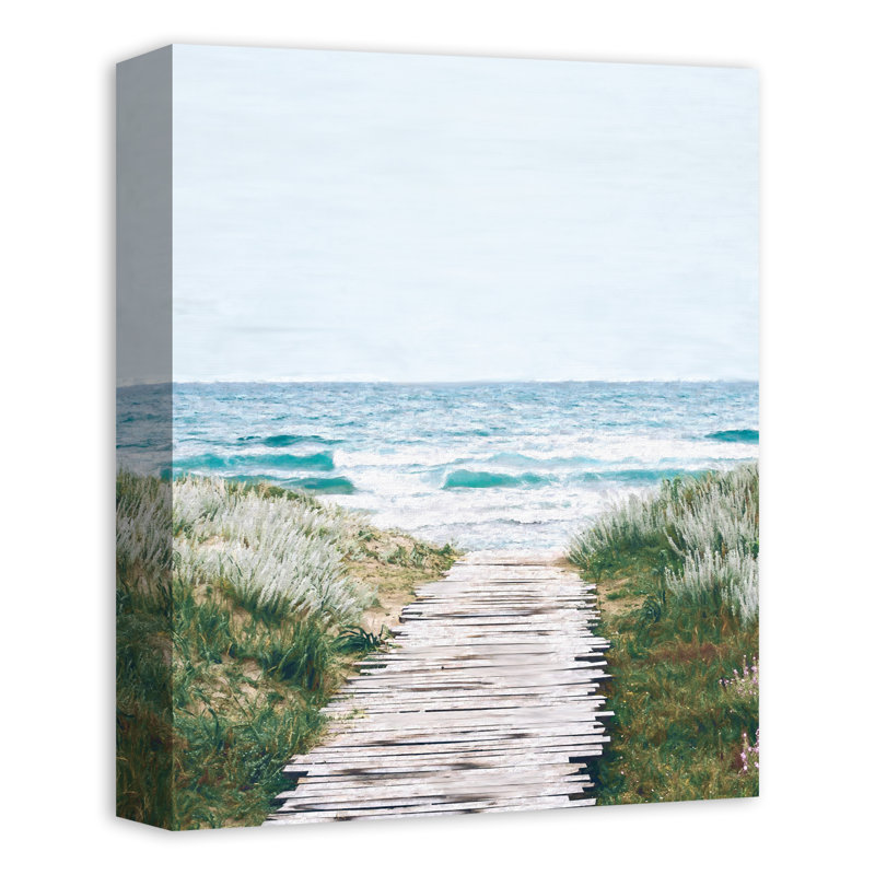 Plage, reproduction de photo sur toile tendue