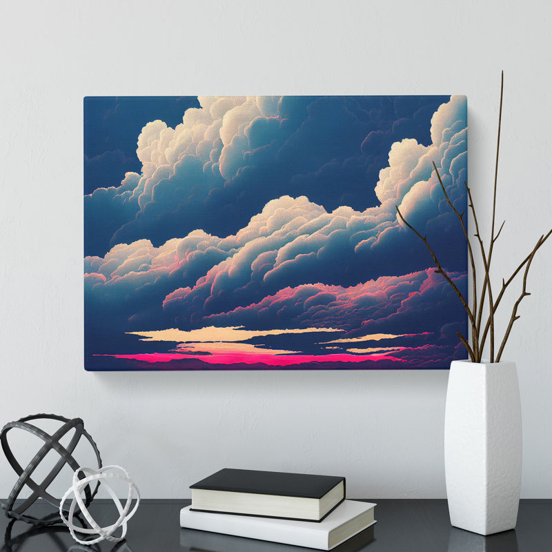 Gentle Clouds - Wrapped Canvas, 40cm H x 60cm W x 3cm D
