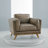 Allotey 41" Wide Genuine Leather Armchair