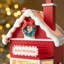 10.5"H Lighted Christmas Santa's Workshop Waterglobe