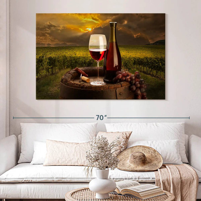 Yarlin Napa Valley - vin rouge, H 32 po x l 48 po