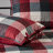 6 Piece Reversible Plaid Daybed Cover Set Red Daybed