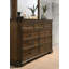 Ensemble de lit avec panneau, commode, table de chevet et commode Maderne-75911343