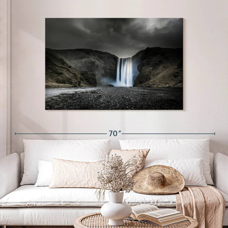 Island Waterfall, 32" H x 48" W