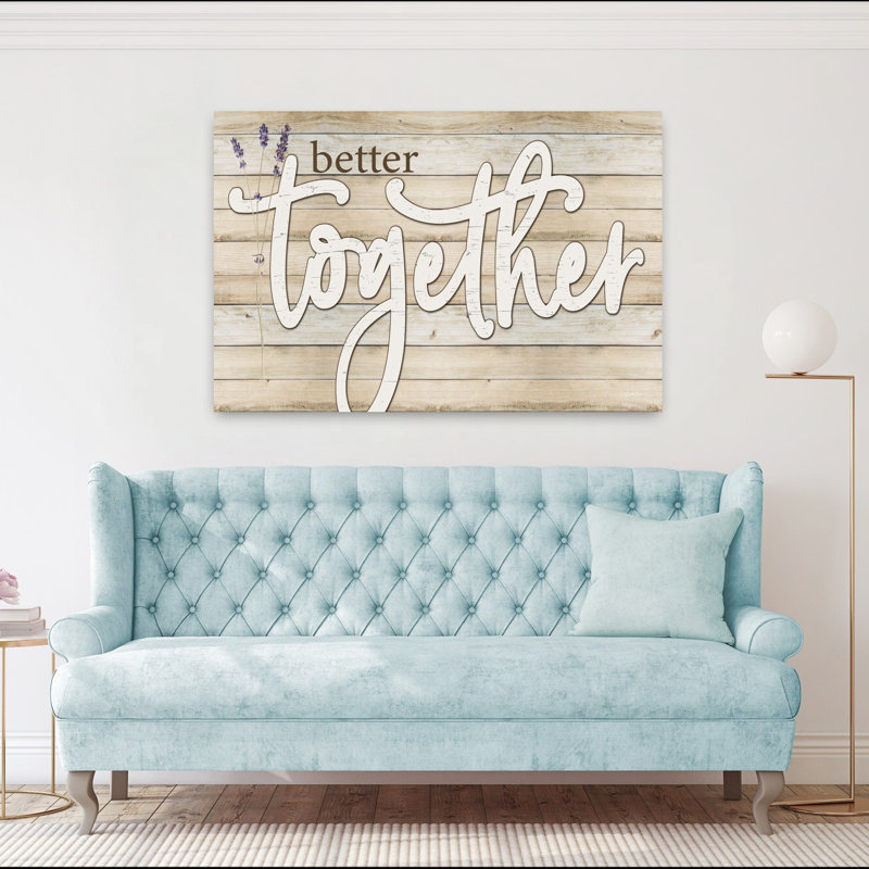 «Better Together», art contemporain abstrait, H 40 po x l 60 po