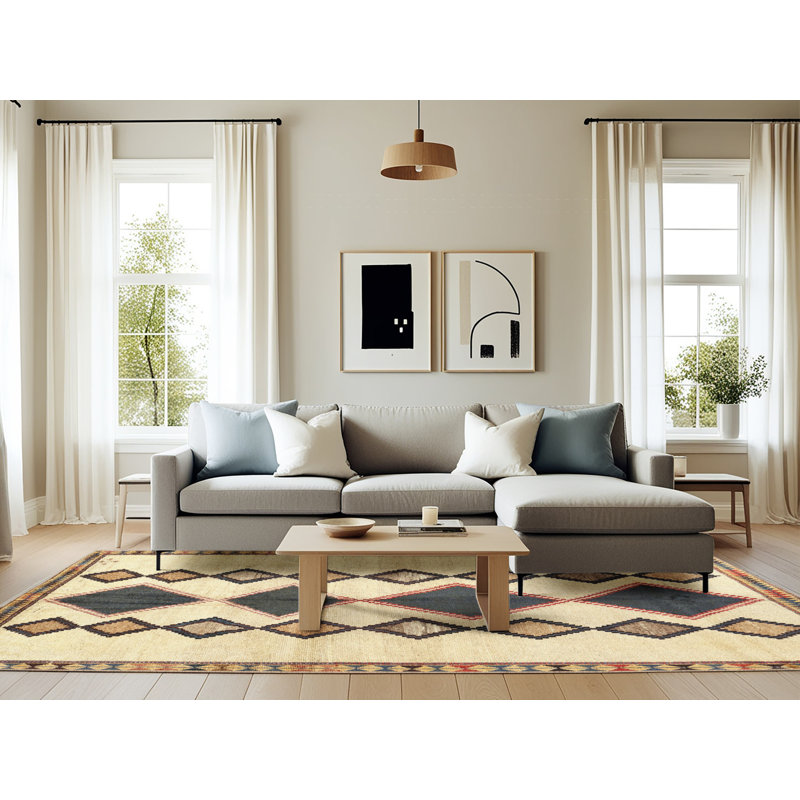 Southwestern Indoor Rug, Rectangle 6' x 9'