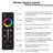Prower 3-Sided Smart Wi-Fi Electric Fireplace with RGB LED Technology -1492390305