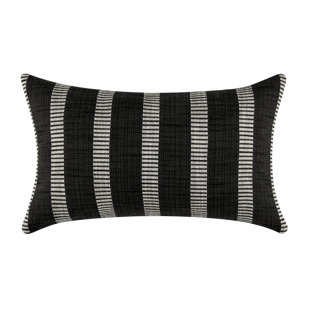 Waterman Striped Polyester Throw Pillow