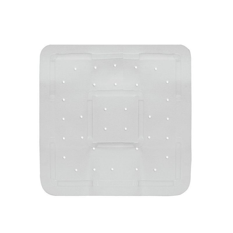 Rubber Non-Slip Shower Mat, Grey