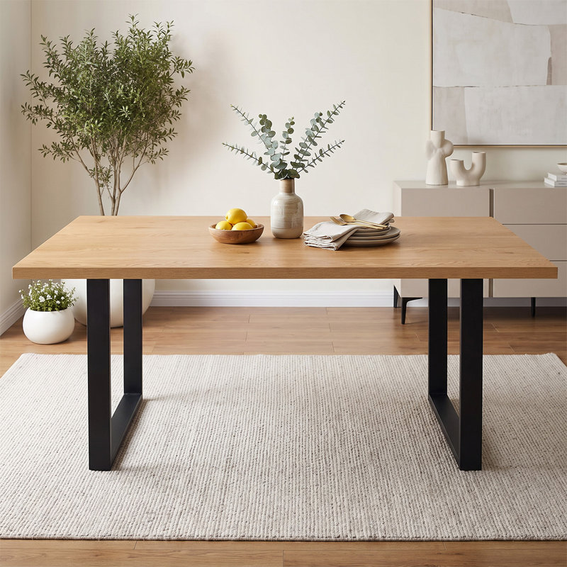 Rutter 71" Rectangle Dining Table, Oak