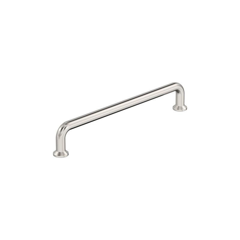 Amerock Factor Drawer Pull, 6 5/16", Polished Nickel