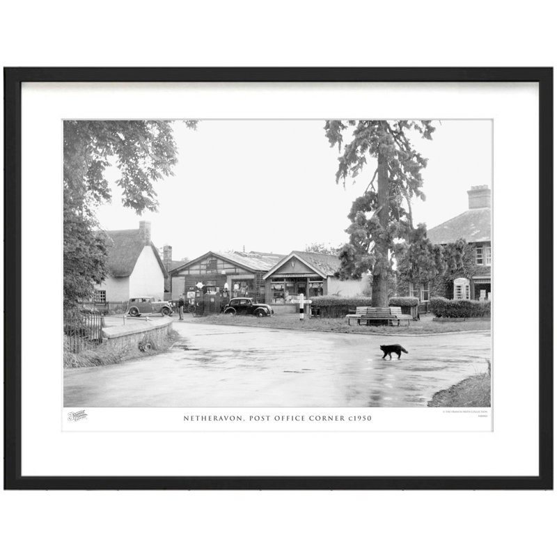 Netheravon, Post Office Corner C1950 - Single Picture Frame Print, 45cm H x 60cm W x 2.3cm D