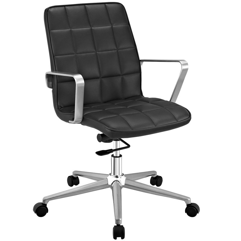 Chaise de bureau Modway, Noir