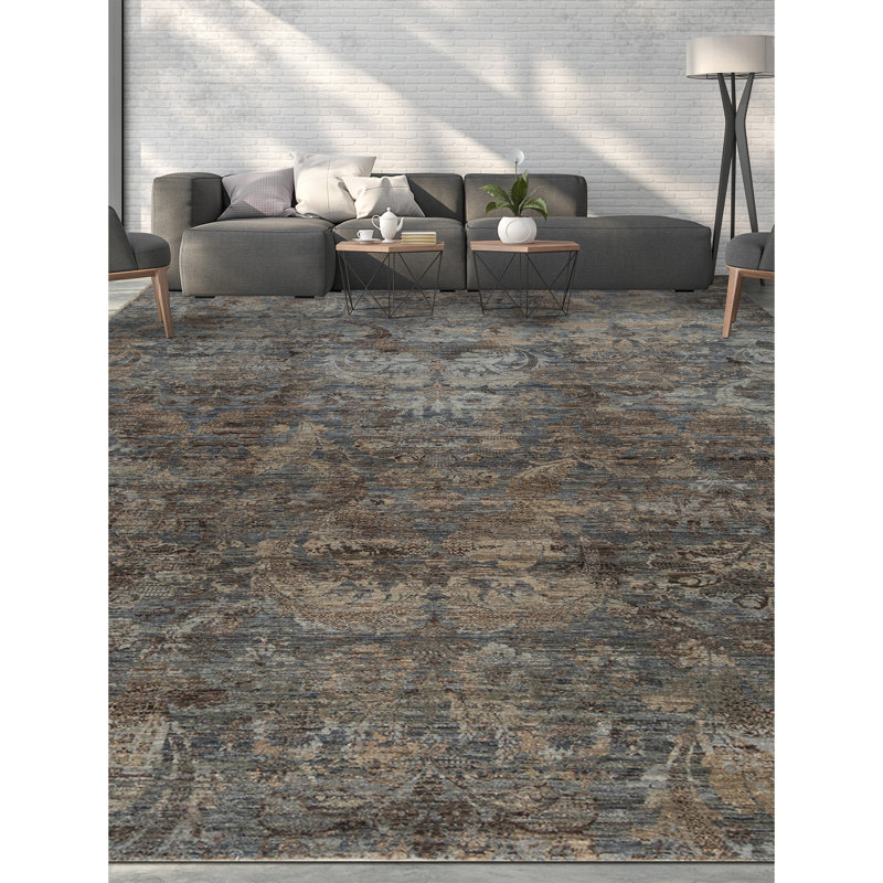 Pristine Damask Area Rug