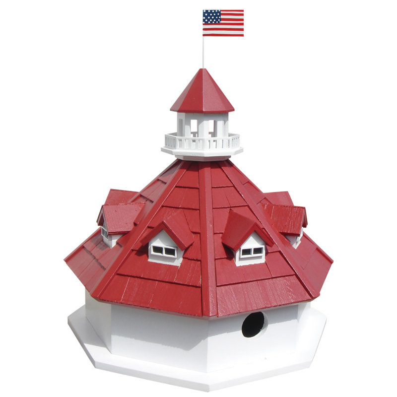 Historic Reproductions Annapolis Lighthouse 16 in x 13 in x 13 in Birdhouse