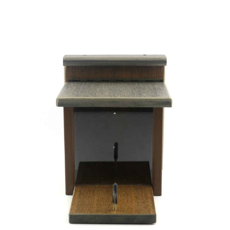 Nature's Friend Recycled Composite Brown and Gray Seed Feeder