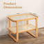 Akaden Tray Top Sled End Table