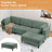L-Shaped Sectional with Reversible Ottoman-1786205737