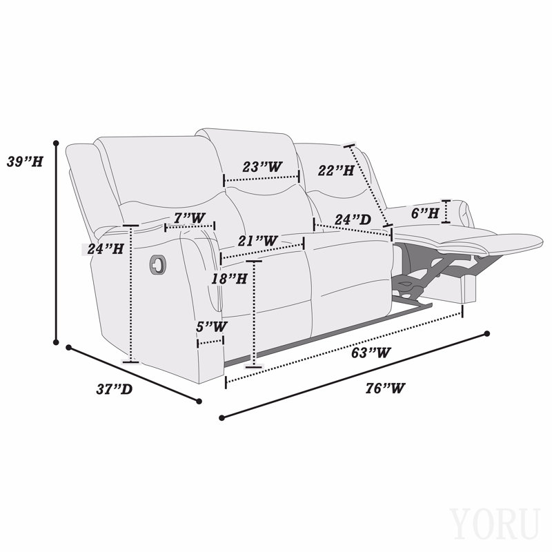 Canapé inclinable