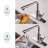 Kitchen Faucet With Soap Dispenser, Single Handle Pull-Out Faucet, Suitable For Kitchen Sink And Laundry Room.-113249514