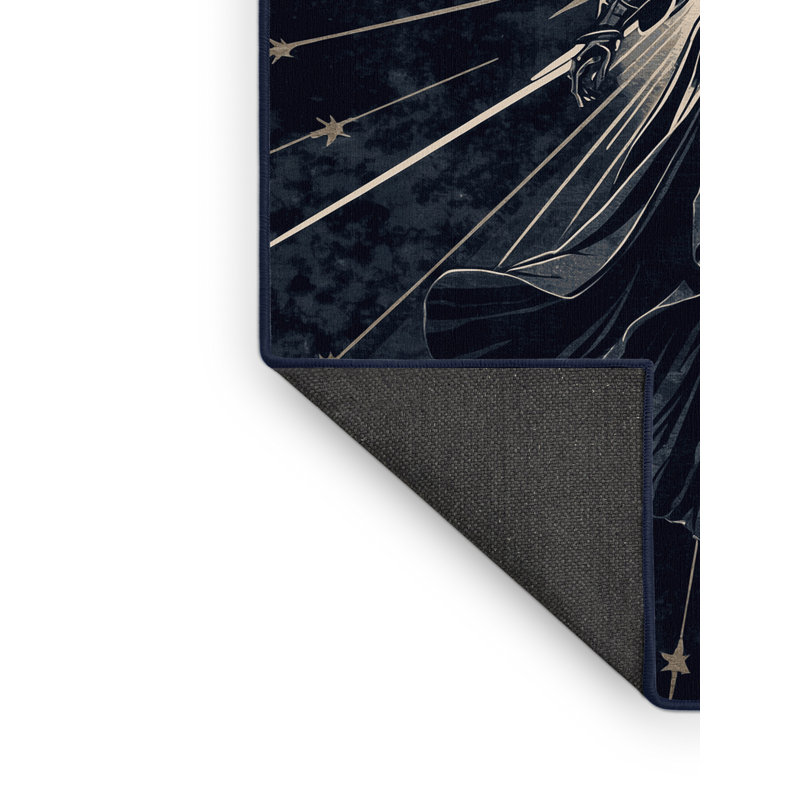 Tapis gris moelleux doux et moelleux Vega Angel Warrior, 7x10
