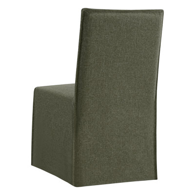Catalan Jaffson Slipcover Upholstered Dining Chair (Set of 2)