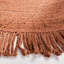 Round Galesville Handmade Jute/Sisal Rust Area Rug-1451105142
