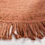 Round Galesville Handmade Jute/Sisal Rust Area Rug-1451105143