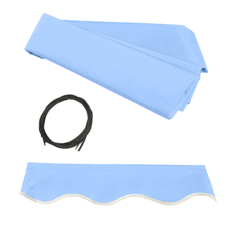 Tissu de remplacement pour auvent rétractable ALEKO, l 12 pi x P 10 pi, Bleu ciel