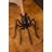 Kalalou Spider-Themed Taper Candleholders – Black Iron Decor 8.5"