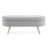 Ottoman Oval Storage Bench,Rubber Wood Legs(43.5"X16"X16")-110402477