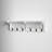 6 - Hook Wall Mounted Coat Rack