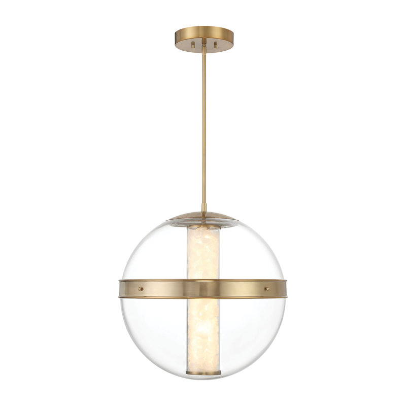 Divinely LED Pendant, 22" H x 20.38" W x 20.38" D, 1