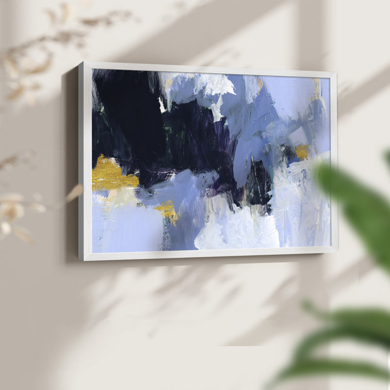 Arctic Ledge I -Framed Print - Restickable, 16" H x 20" W, White