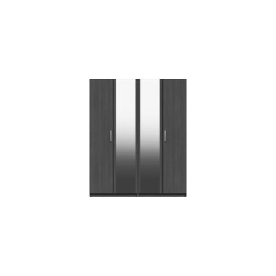 Harvey-Lee 4 Door Manufactured Wood Wardrobe