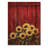Sunflowers And The Red Barn I - Sunflowers Wood Print - On Natural Pine Wood-1296913979