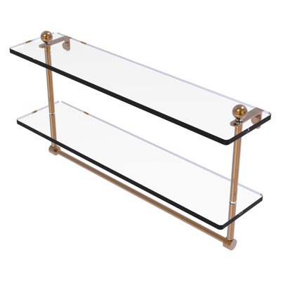 Tablette à 2 niveaux avec barre à serviettes Gober