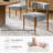 Lambrecht Modern Chenille Dining Chairs with Solid Wood Legs-990560-990567