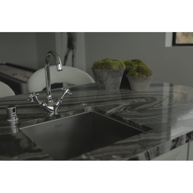 Forze™ 16" Single Bowl Stainless Steel Kitchen Or Bar/Food Prep Sink, Brushed Stainless Steel
